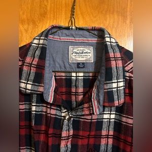 Flag and Anthem cotton flannel button down